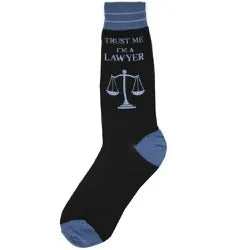 Crazy Deal Men's Sock - Trust Me Lawyer - 6861M