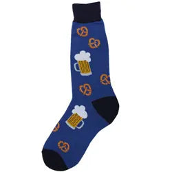 Year-End Deals Men's Sock - Beer & Pretzels socks - 6865m