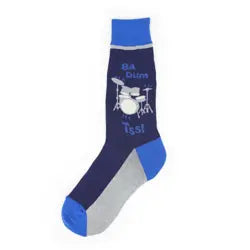 Weekend Savings Sensation Men's Sock - Drum Set Sock - 6895M