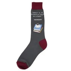 Weekend Savings Extravaganza Mens Socks - Loyal Friend Book - 6898M
