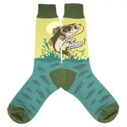 Weekend Bargains to Indulge In Men's Sock - Size Matters Fish - 6966M