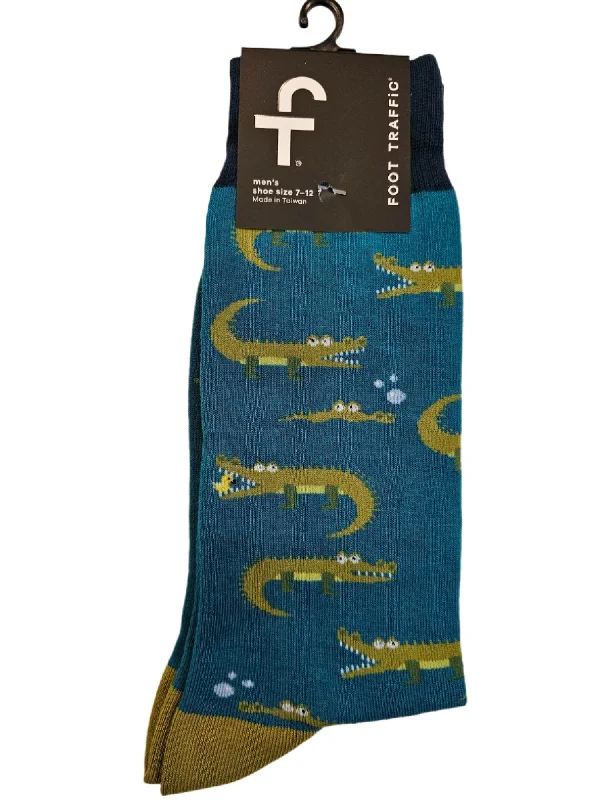 Weekend Deals That Thrill Men's Sock - Alligator Sock - 6994M