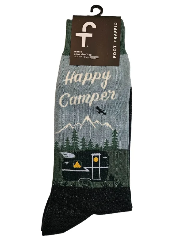 Massive Savings Men's Sock - Happy Camper - 7051M