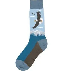 Don't Miss Out Men's Sock - Eagle - 7056M