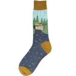 Weekend Discounts to Indulge In Men's Sock - Take a Hike - 7077M
