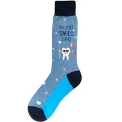 Weekend Offers That Shine Mens Socks -Let Your Smile Shine - 7078M