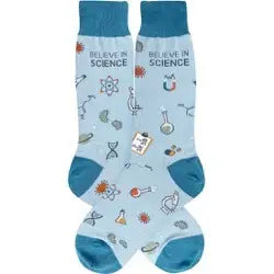 Weekend Savings Bonanza Men's Sock - Believe in Science - 7080M