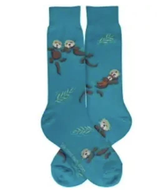 Weekend Bargains to Love Men's Socks -Otters  - 7083M
