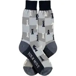 Weekend Savings Spectacular Men's Sock - Your Move Chess - 7088M