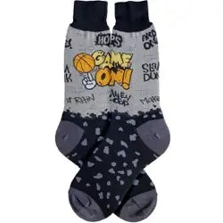 Massive Deal Men's Sock - Urban Basketball / Game On - 7109M
