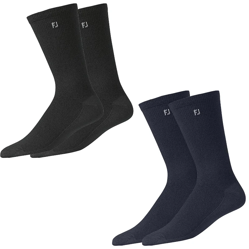 Weekend-Only Price Drops FootJoy Mens ProDry Crew Socks (2 Pairs)