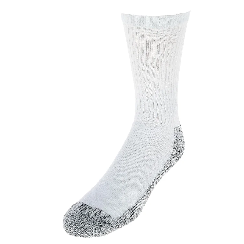 Pay Less Fruit of the Loom Men's Big and Tall Full Cushion Work Crew Socks (6 Pair Pack)