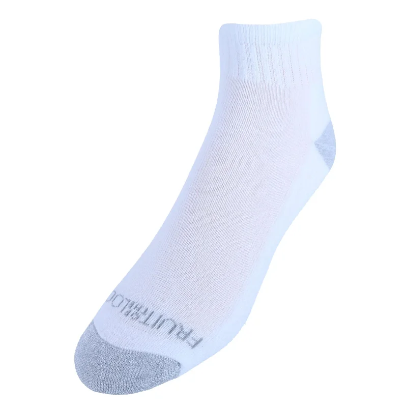 Today Only Fruit of the Loom Men's Dual Defense Quarter Ankle Socks (12 Pack)