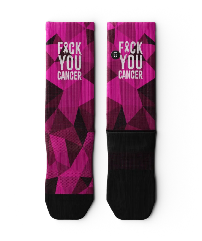 Weekend Specials Just for You FU Breast Cancer Crew Socks