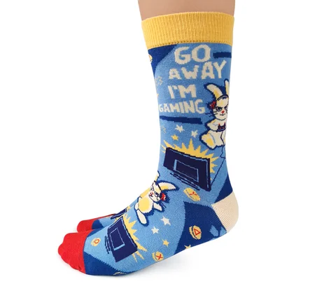 "Gamer" Crew Socks by Uptown Sox