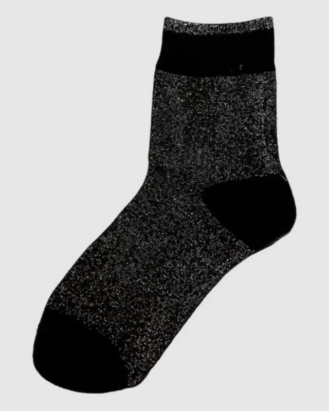 Glitter Socks - Grey