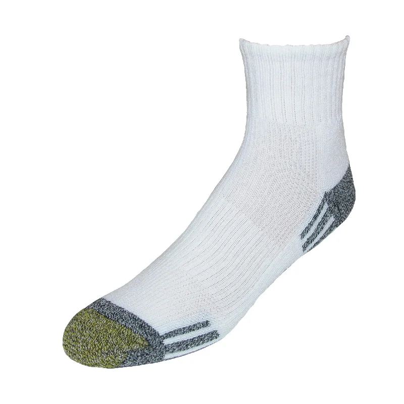 Year-End Sale Gold Toe Men's Athletic Outlast Quarter Socks (3 Pair Pack)