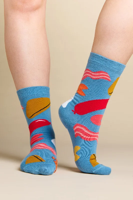 Graphic Cotton Sock 2 Pack - Full English