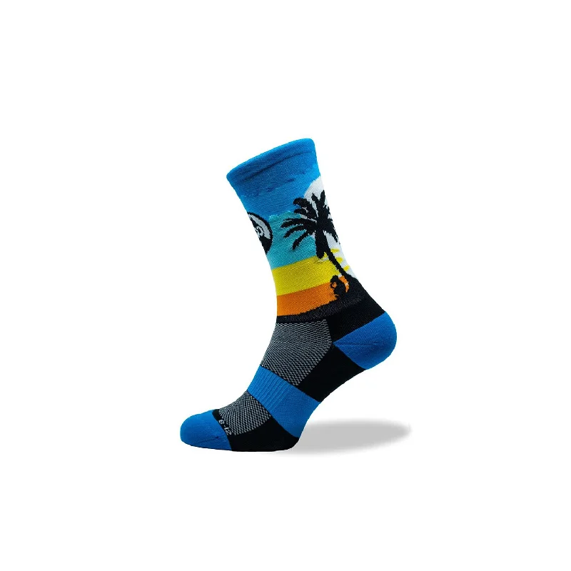 Mega Discount Grumpy Monkey Blue Island Socks