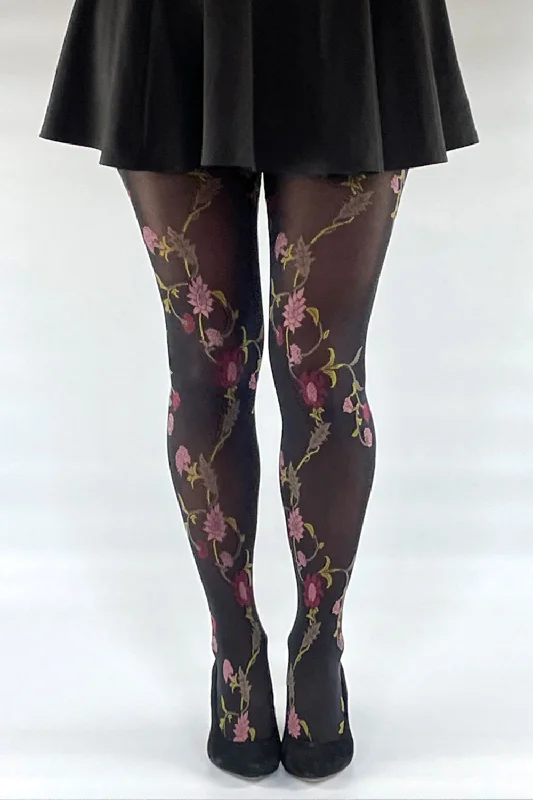 GT - Multifloral Jacquard Tights