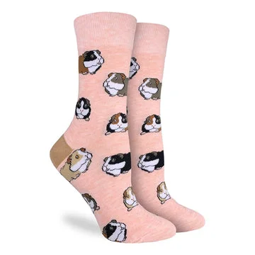 Low Price "Guinea Pig" Cotton Crew Socks by Good Luck Sock - Medium