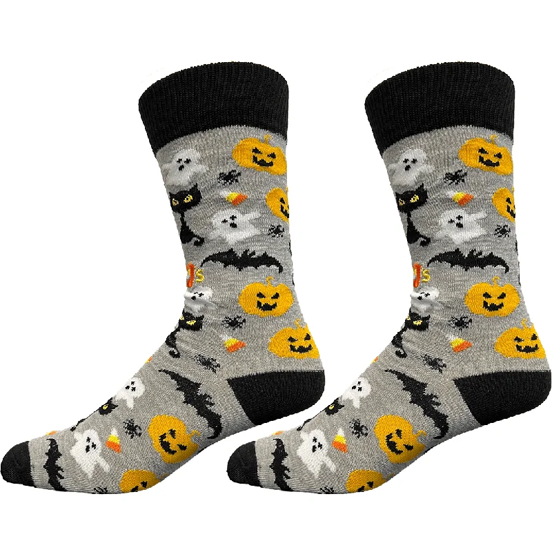 Major Deal Halloween Icons Men's Crew Socks