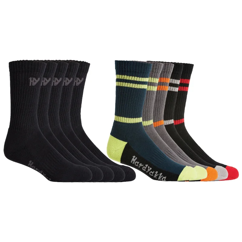 Massive Deal Hard Yakka Mens Crew Socks (5 Pairs)