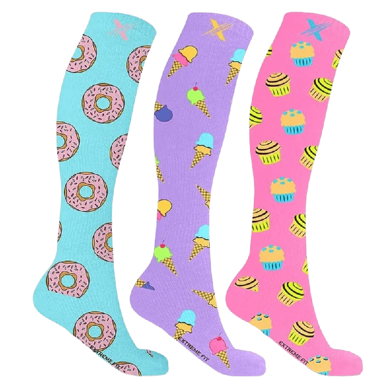 Sweet Tooth Compression Socks (3-Pairs)