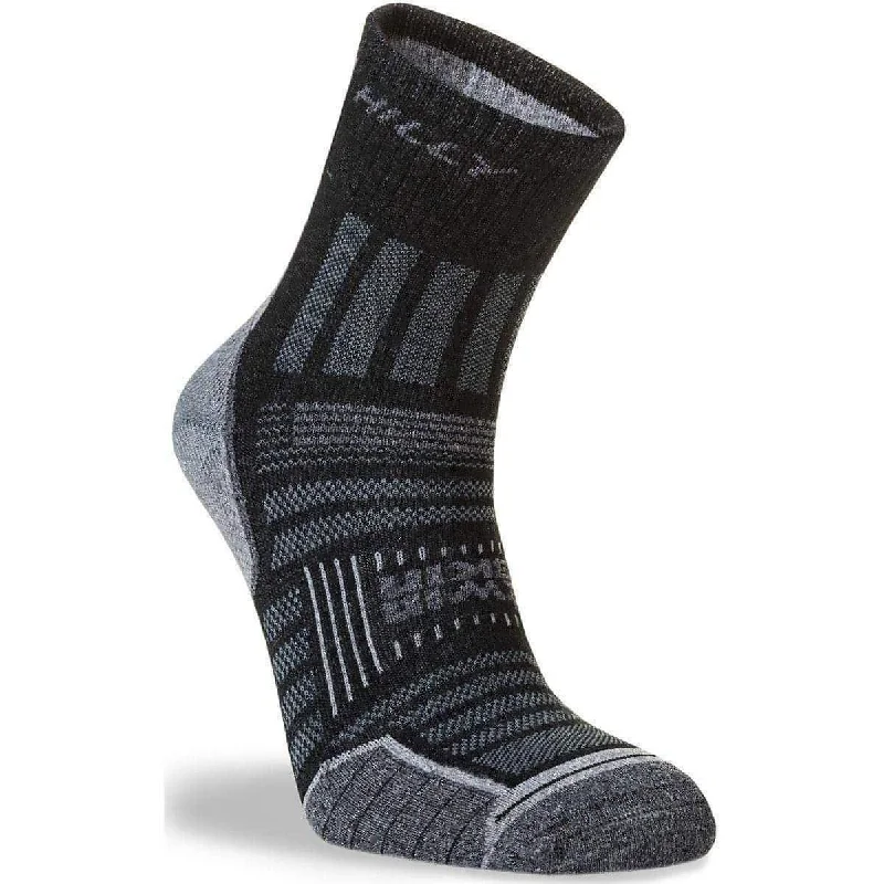 Instant Savings Hilly Twin Skin Anklet Running Socks - Black