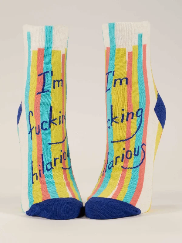 The Best Deal I'm Fucking Hilarious W-Ankle Socks