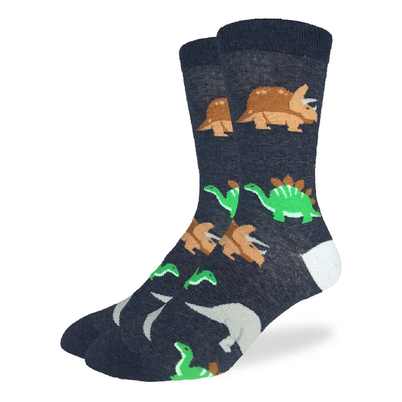 Special Offer "Jurassic Dinosaur" Cotton Dress Crew Socks by Good Luck Sock