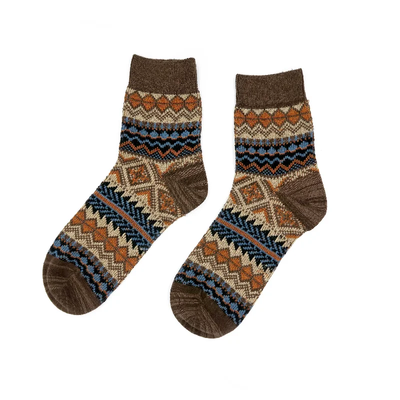 Stock Clearance Kanazawa Brown - Ankle Low Socks