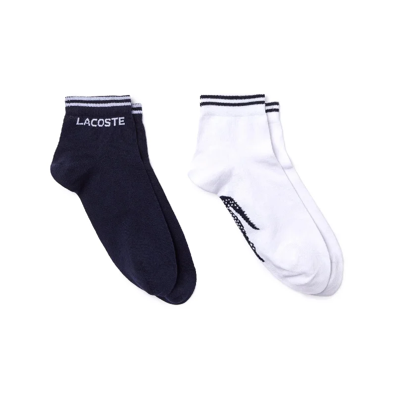 Deep Savings Lacoste 2 Pack Low Cut Socks