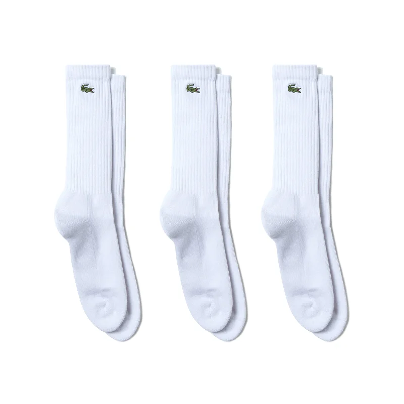 Weekend Savings Extravaganza Lacoste 3 Pack Crew Cut Socks