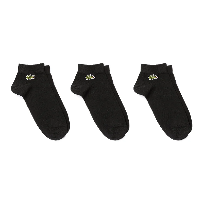 Act Now Lacoste 3 Pack Low Cut Socks