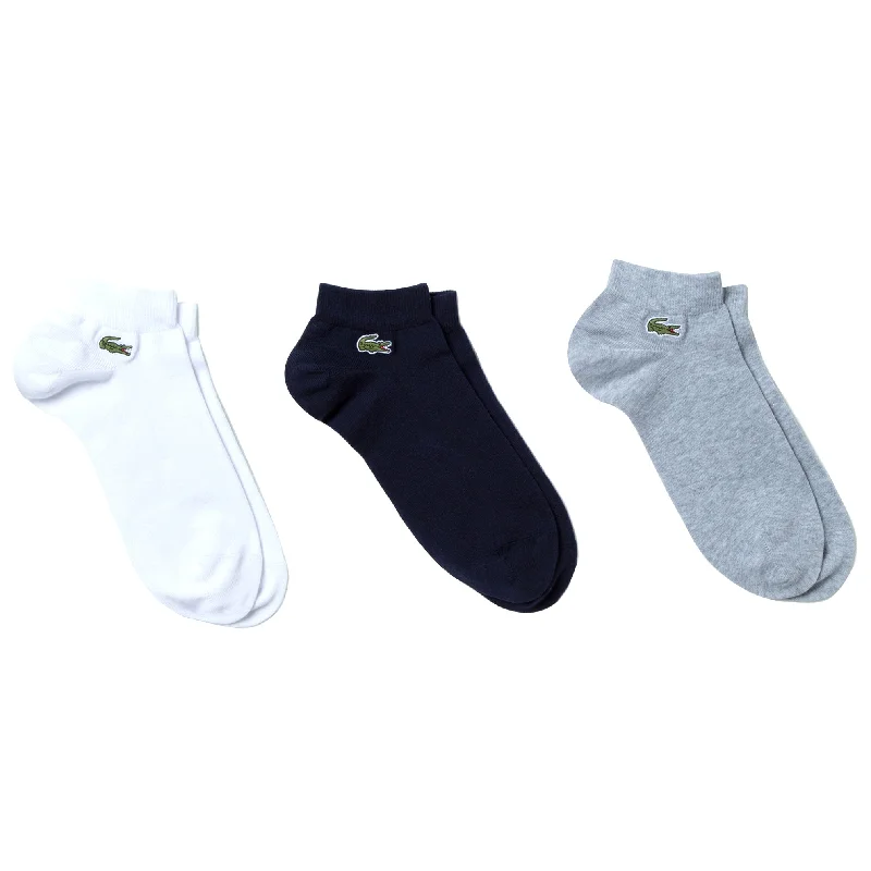 Limited Offer Lacoste 3 Pack Low Cut Socks