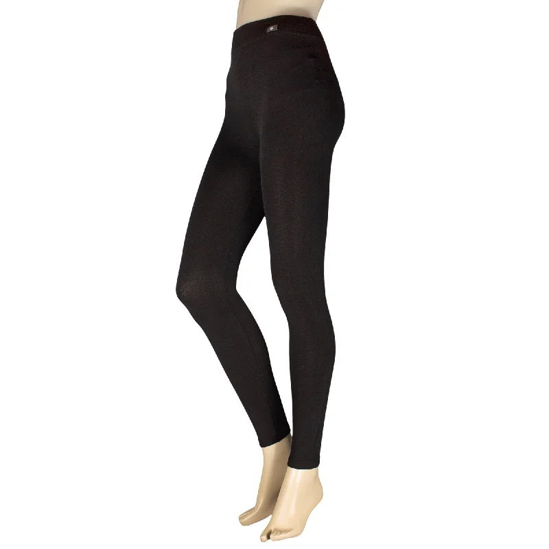 Ladies Thermal Centre Seam Free Leggings - Black