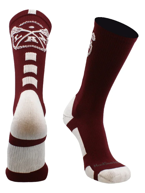 Maroon/White