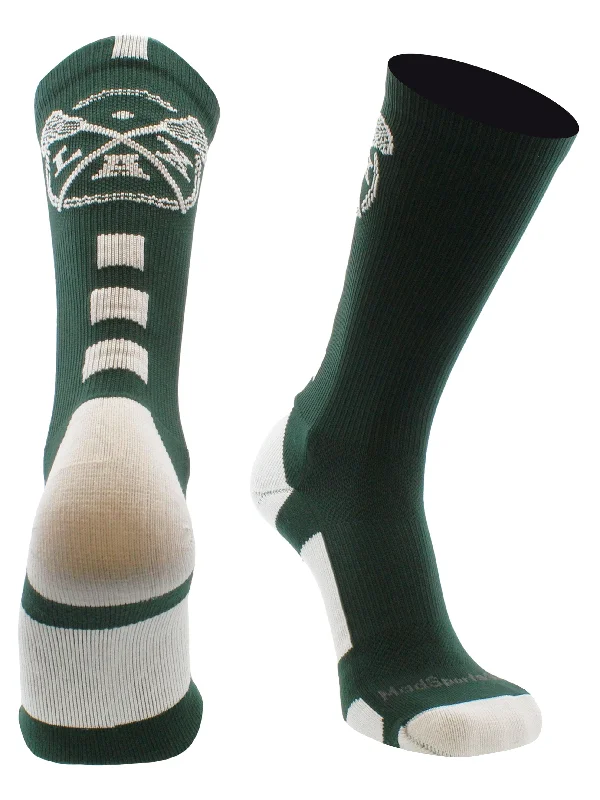 Dark Green/White