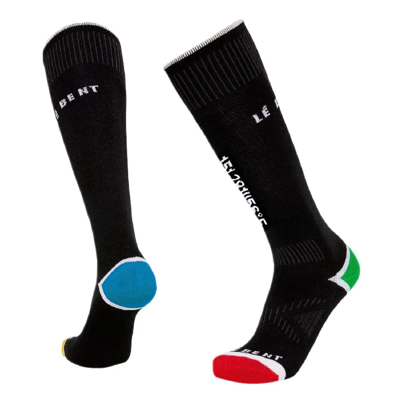 Weekend Shopping Made Better Le Bent Kids Core Light Cushion Snow Sock Black