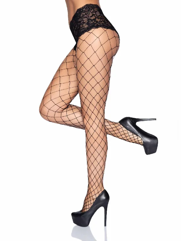 Unwind with Weekend Discounts LEG AVENUE 1278 EVIE FENCE NET TIGHTS