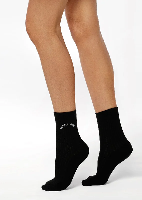 Weekend Deals That Wow Lorna Jane Quarter Crew Sock - Black