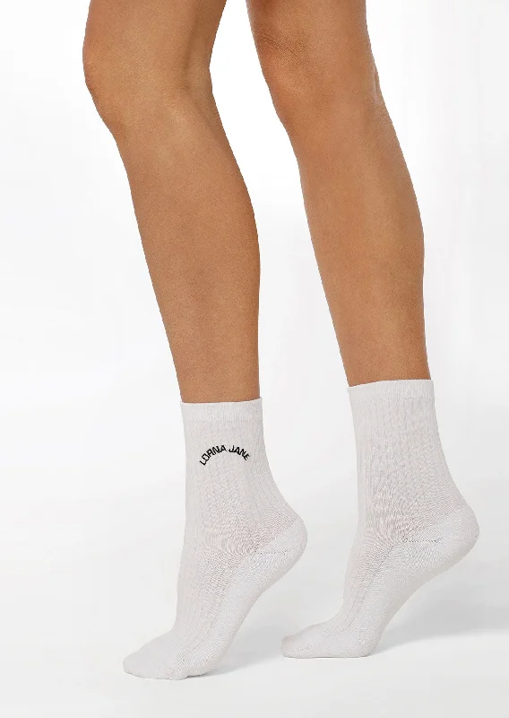 Weekend Specials to Grab Lorna Jane Quarter Crew Sock - White