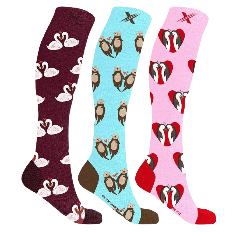 Weekend-Only Price Drops Lovebirds Compression Socks (3-Pairs)