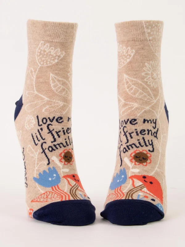 Low Cost Love My Lil' Friend Family W-Ankle Socks
