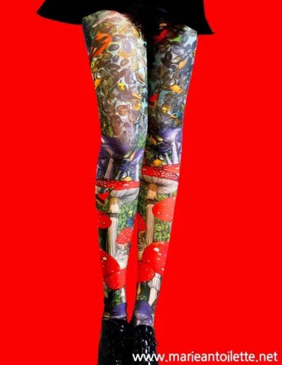 Super Sale Marie Antoilette Clearance Birds Printed Tights