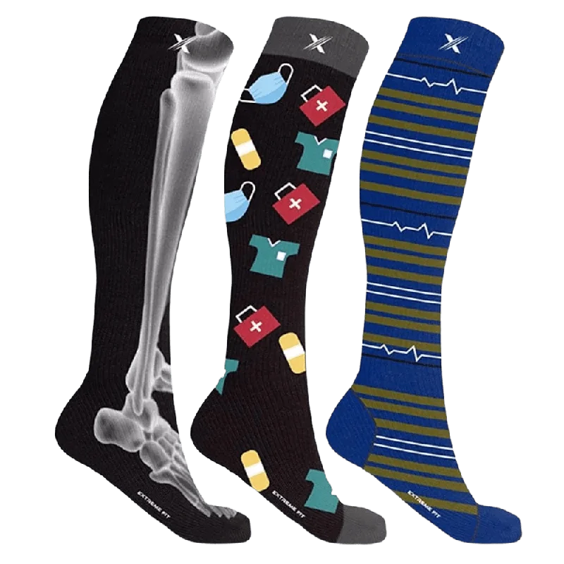 Closeout Deal Doctor Essentials Everyday Wear Compression Socks (3-Pairs)