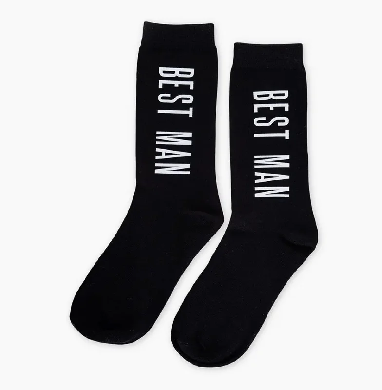 MEN’S BLACK WEDDING SOCKS