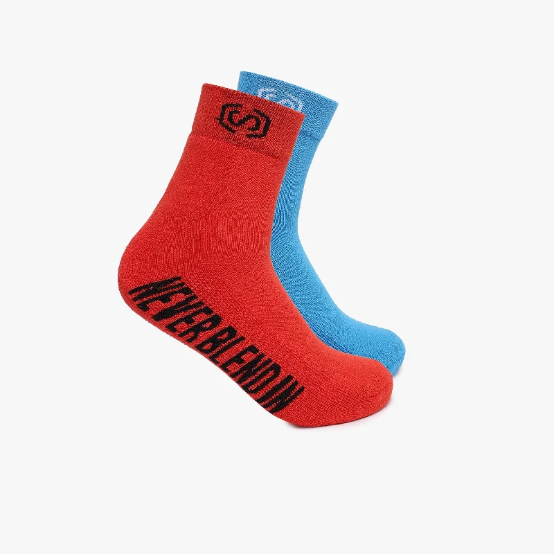 Year-End Clearance Mens Cotton Ankle Length Socks (Pack of 2)
