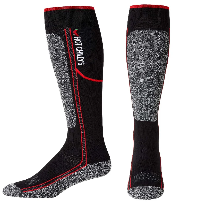 Early Bird Men's Elite Heat Mid Volume Sock - Black/Red